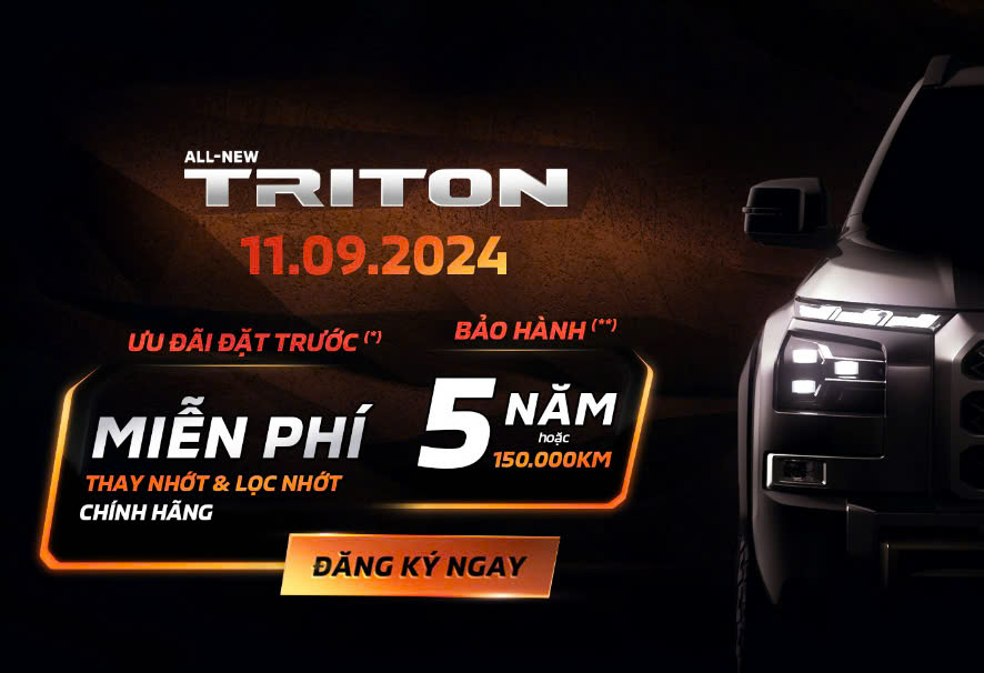 ĐẶT HÀNG TRƯỚC ALL-NEW TRITON 2024